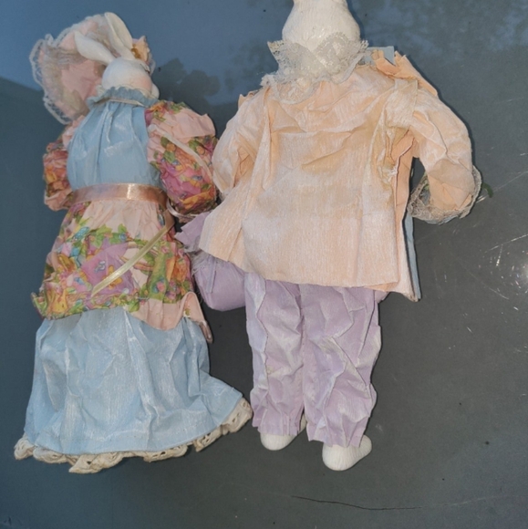 Handmade paper mache rabbits - Picture 10 of 12